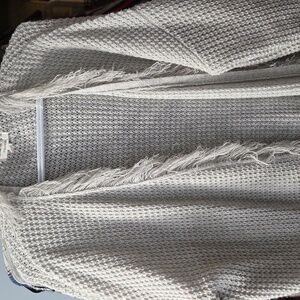 Maurices Oversized cardigan w/fringe